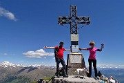 In MONTE ALBEN (2019 m) dal Passo della Crocetta (21 magg. 2017)